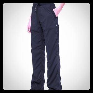 Lululemon 4reg lined charcoal dance studio pants